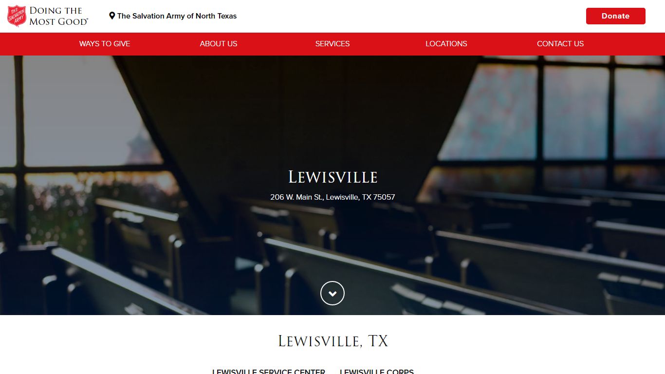 Lewisville - The Salvation Army of North Texas